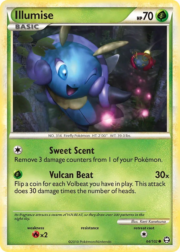 2010 HS—Triumphant Illumise #064/102 Common card image