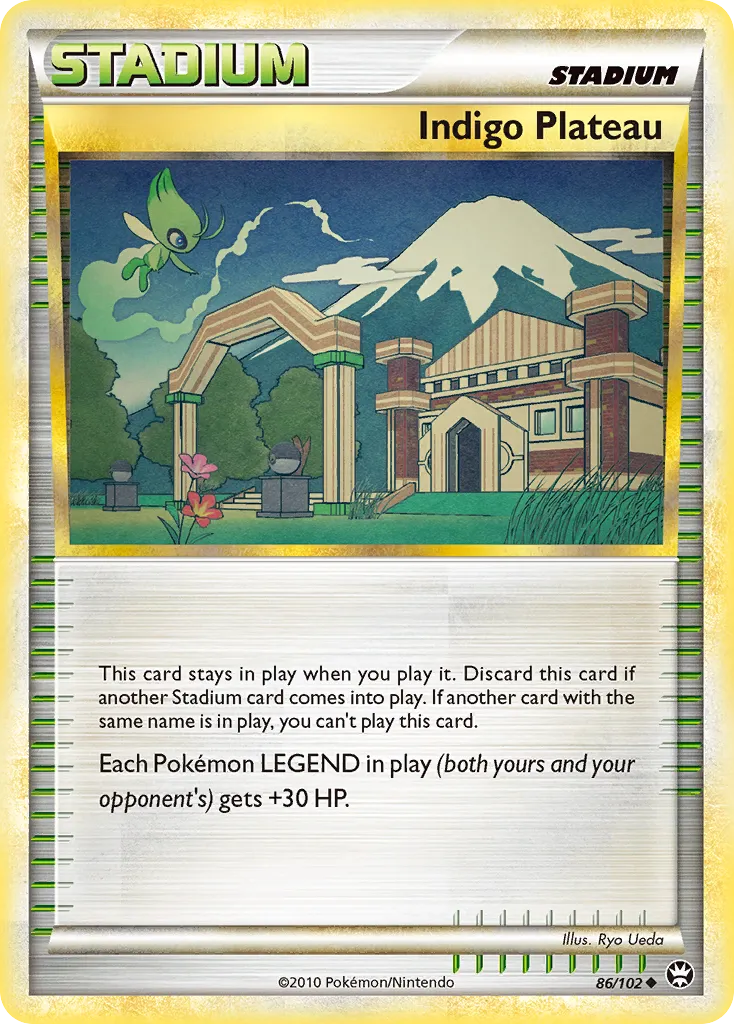 2010 HS—Triumphant Indigo Plateau #086/102 Uncommon card image