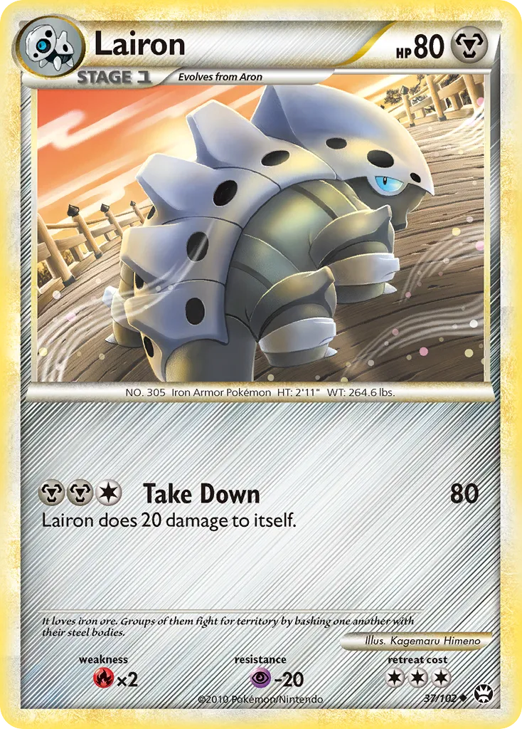 2010 HS—Triumphant Lairon #037/102 Uncommon card image