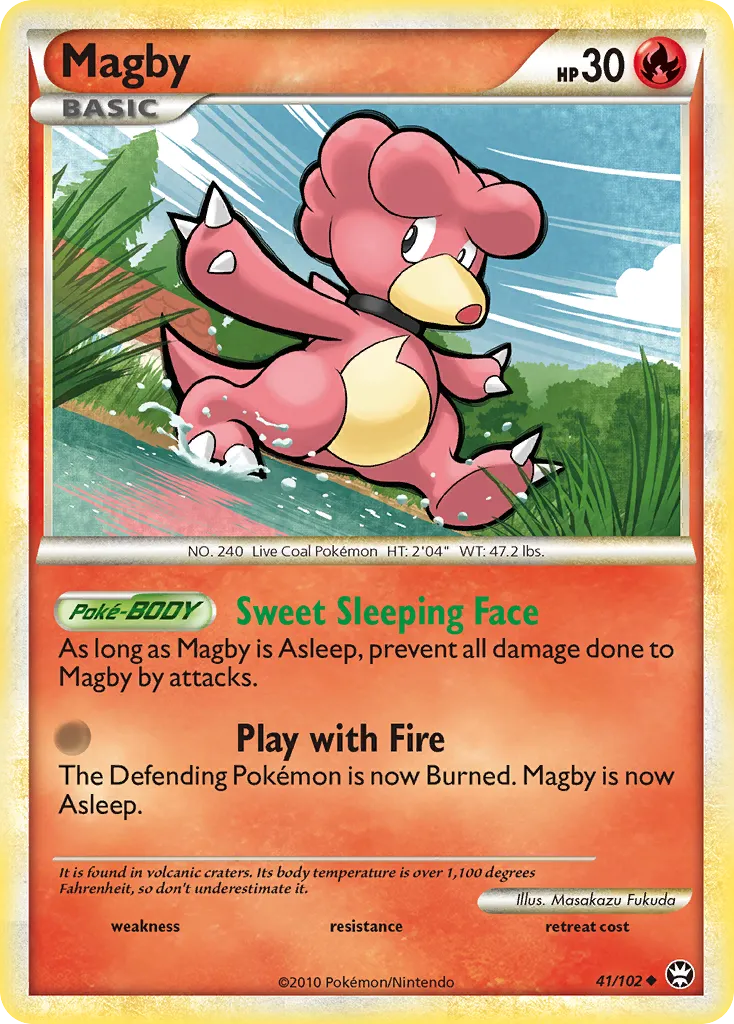 2010 HS—Triumphant Magby Uncommon #041/102 Uncommon card image