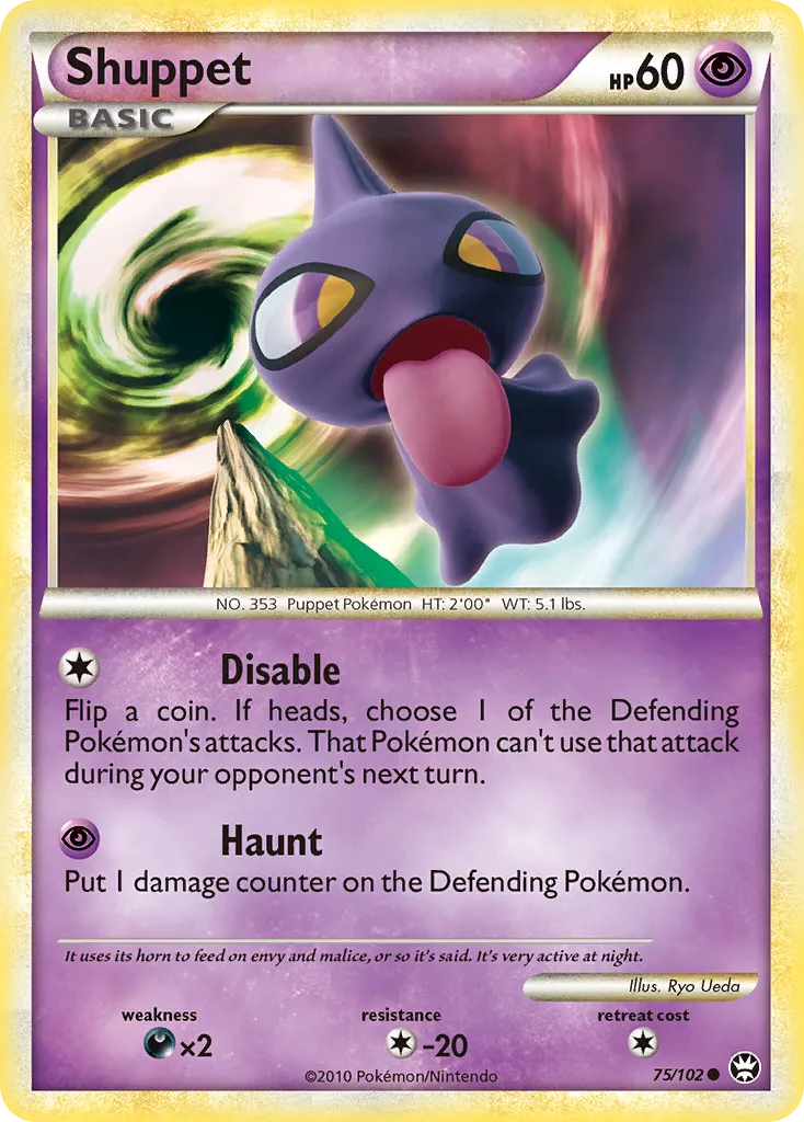 2010 HS—Triumphant Shuppet Common #075/102 Common card image
