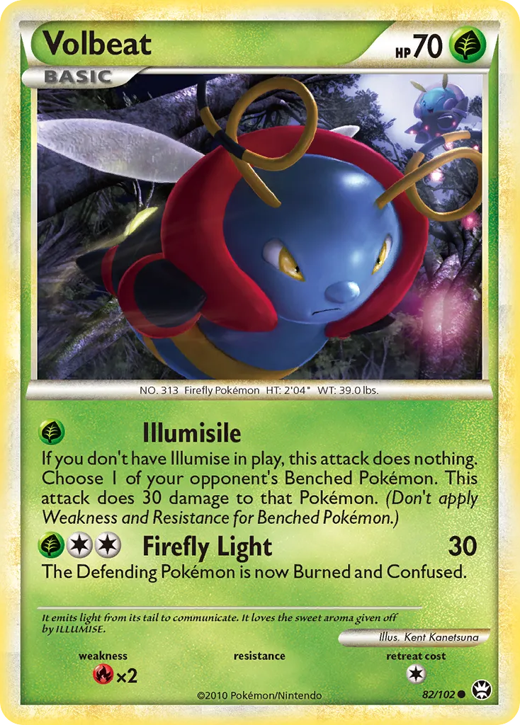 2010 HS—Triumphant Volbeat Common #082/102 Common card image