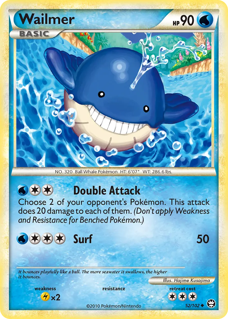 2010 HS—Triumphant Wailmer #052/102 Uncommon card image