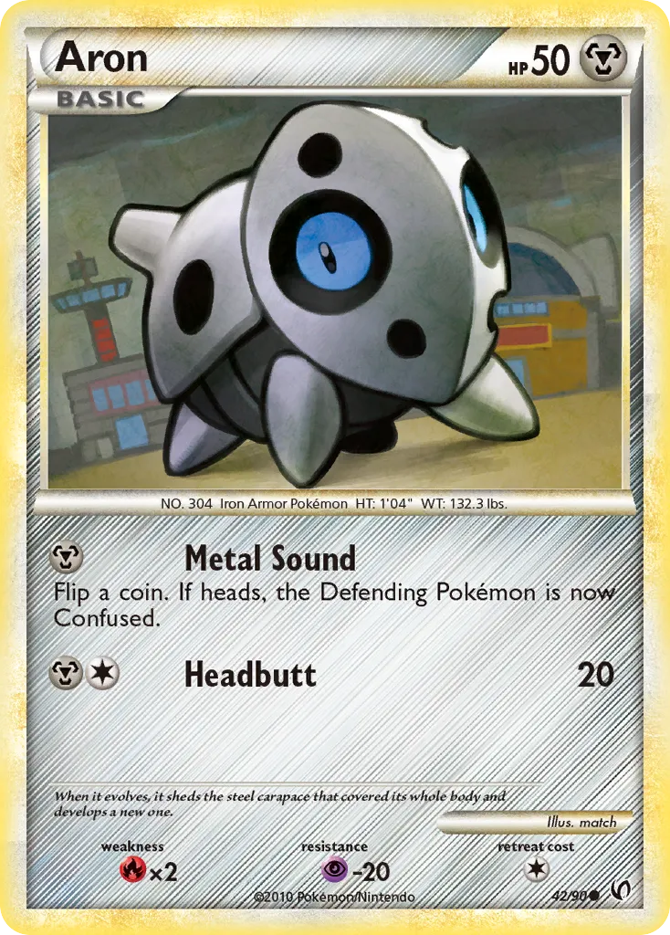 2010 HS—Undaunted Aron Common #42/90 Common card image