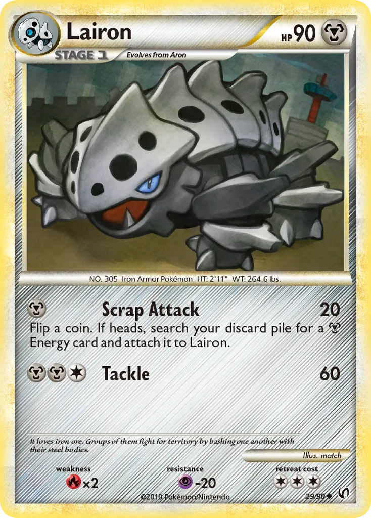 2010 HS—Undaunted Lairon #29/90 Uncommon card image
