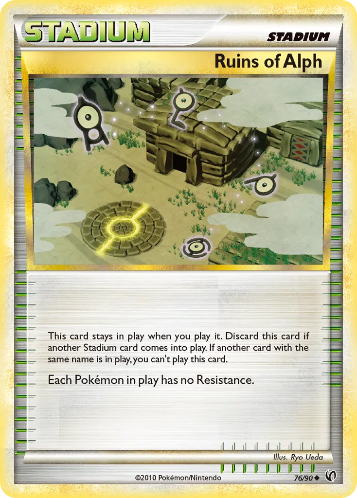 2010 HS—Undaunted Ruins of Alph #76/90 Uncommon card image
