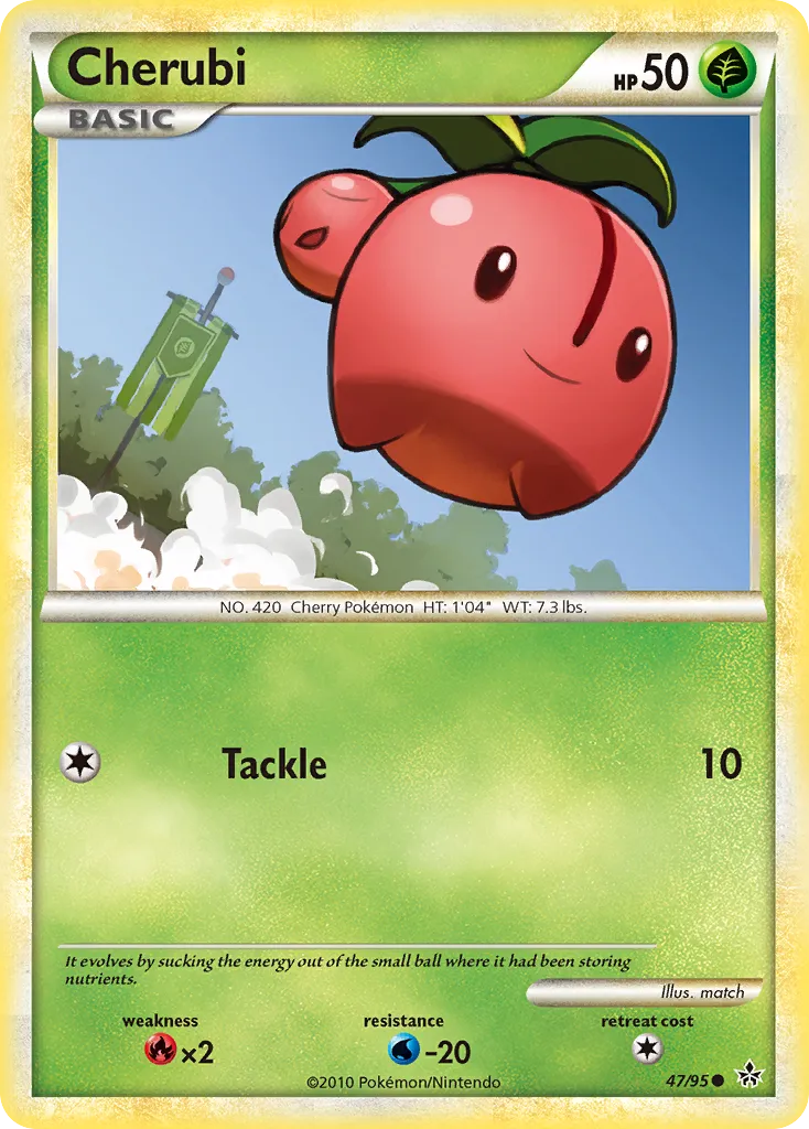 2010 HS—Unleashed Cherubi Common #47/95 Common card image