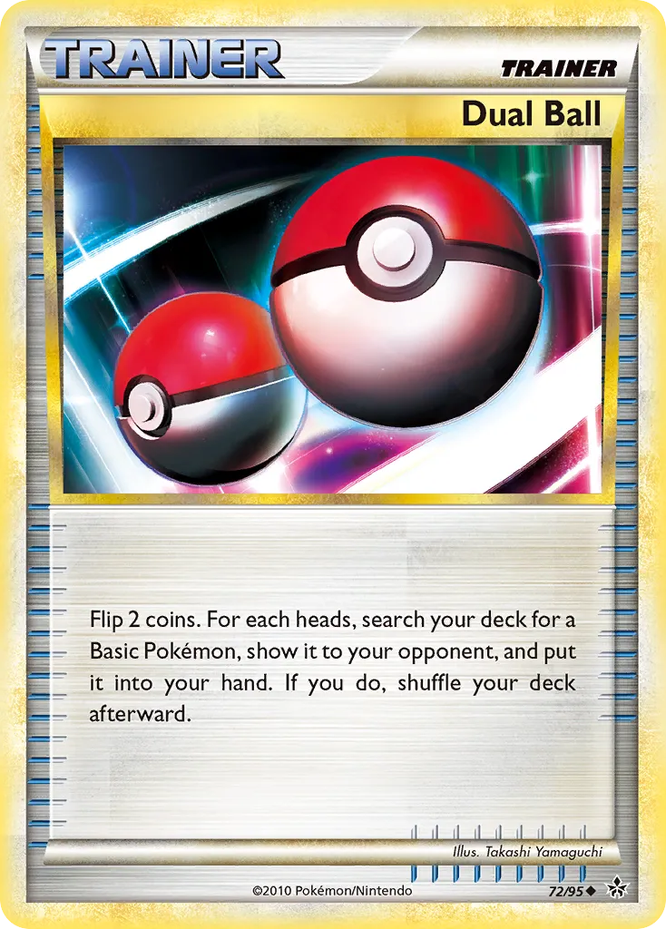 2010 HS—Unleashed Dual Ball Uncommon #72/95 Uncommon card image