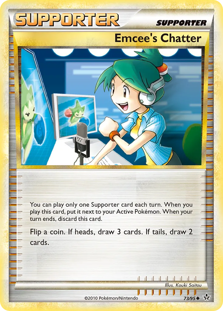 2010 HS—Unleashed Emcee's Chatter Uncommon #73/95 Uncommon card image