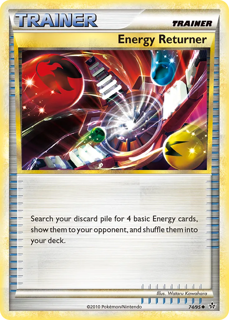 2010 HS—Unleashed Energy Returner Uncommon #74/95 Uncommon card image