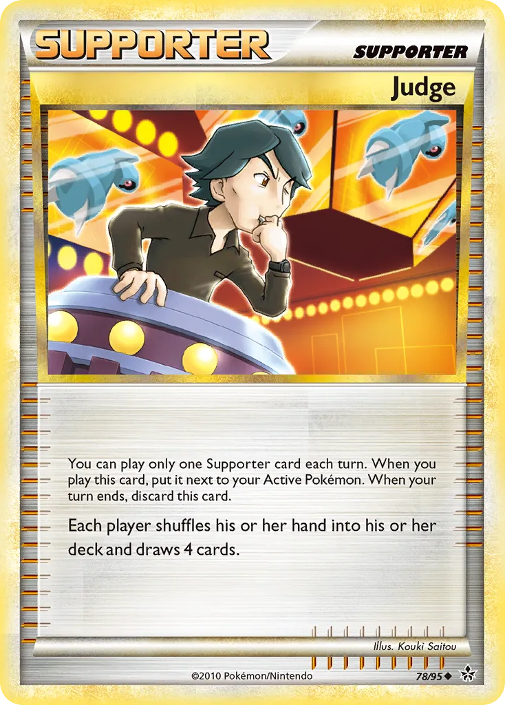 2010 HS—Unleashed Judge Uncommon #78/95 Uncommon card image