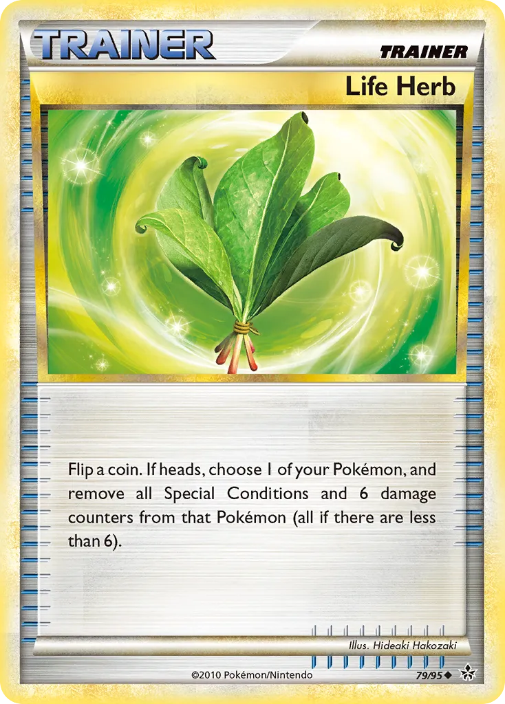 2010 HS—Unleashed Life Herb Uncommon #79/95 Uncommon card image