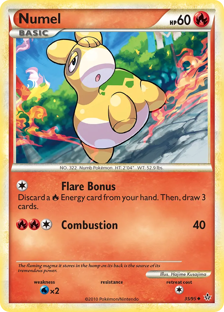 2010 HS—Unleashed Numel Uncommon #35/95 Uncommon card image