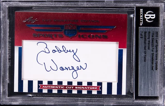2010 Leaf Sports Icons Update Basketball Hall of Fame Bobby Wanzer #no-number card image