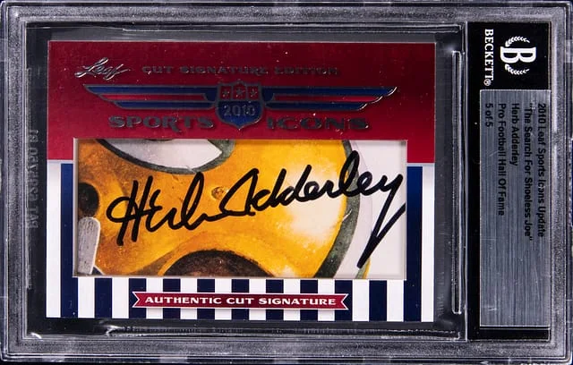 2010 Leaf Sports Icons Update Pro Football Hall of Fame Herb Adderley #no-number card image