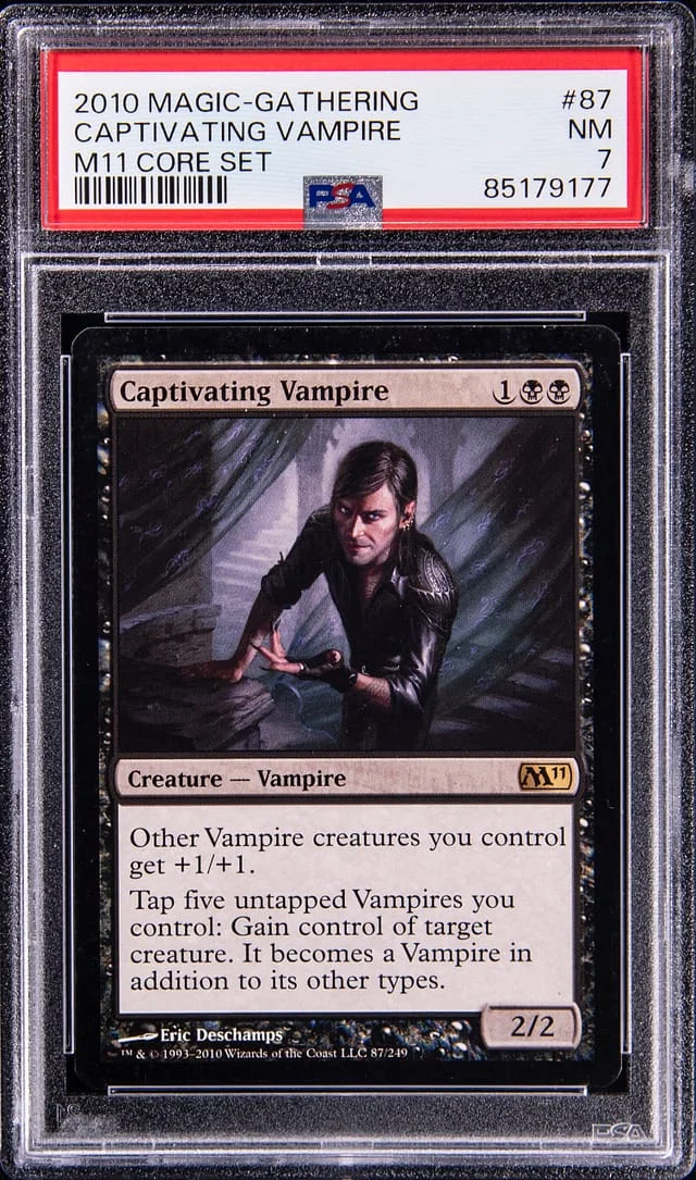 2010 Magic: The Gathering Magic 2011 Core Set Captivating Vampire #87 card image