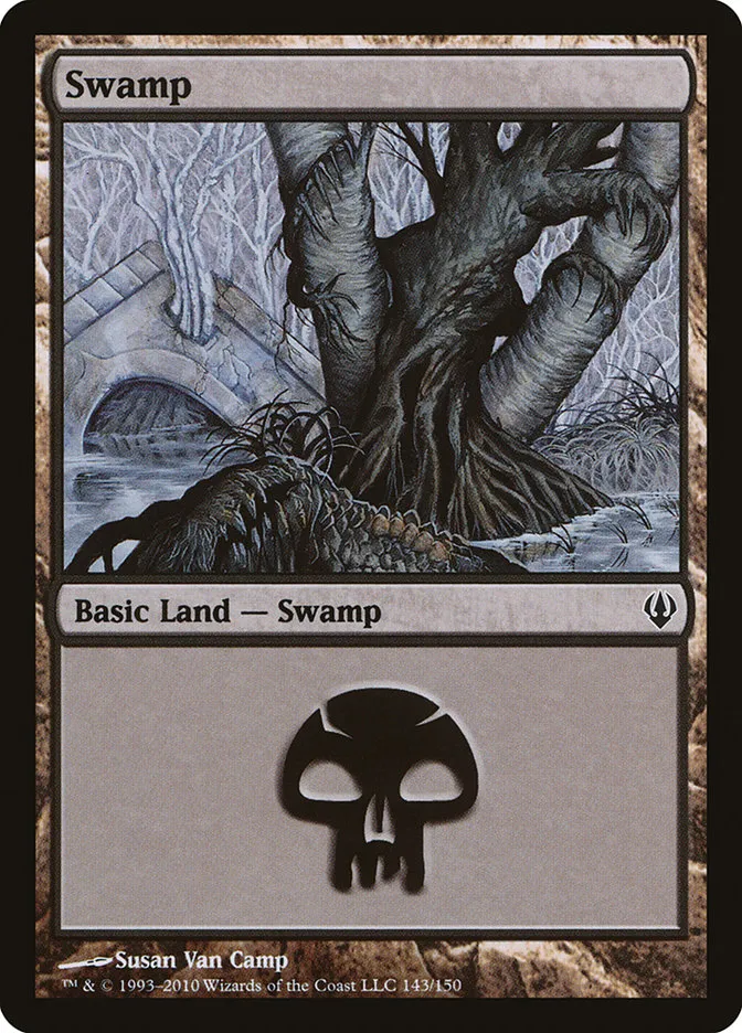 2010 Archenemy Swamp common #143 common card image