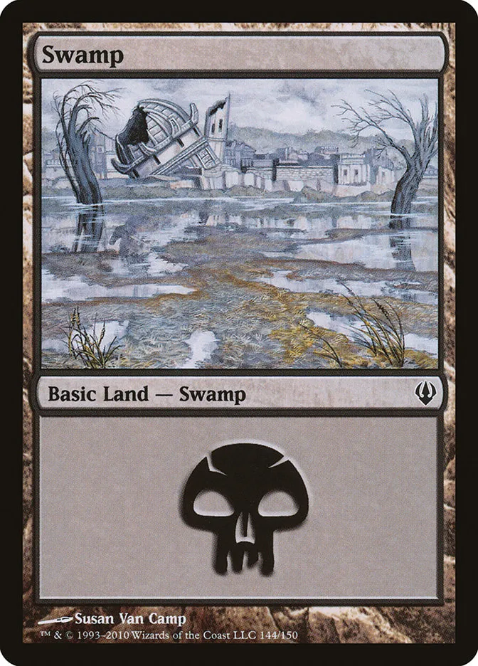2010 Archenemy Swamp #144 common card image