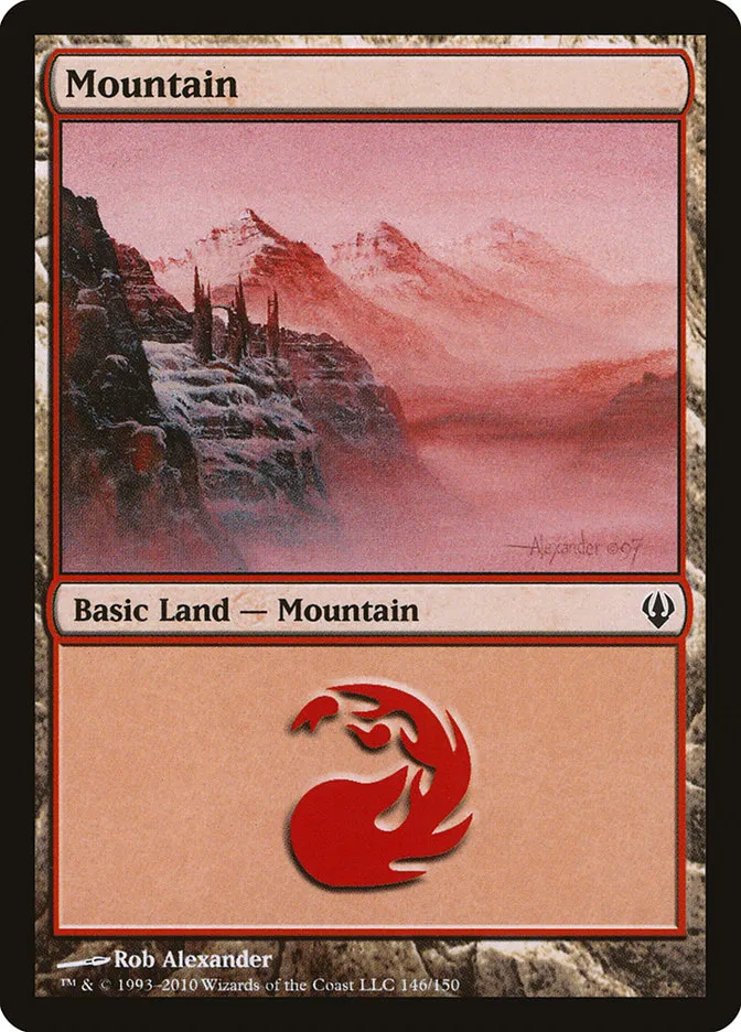 2010 Archenemy Mountain common #146 common card image