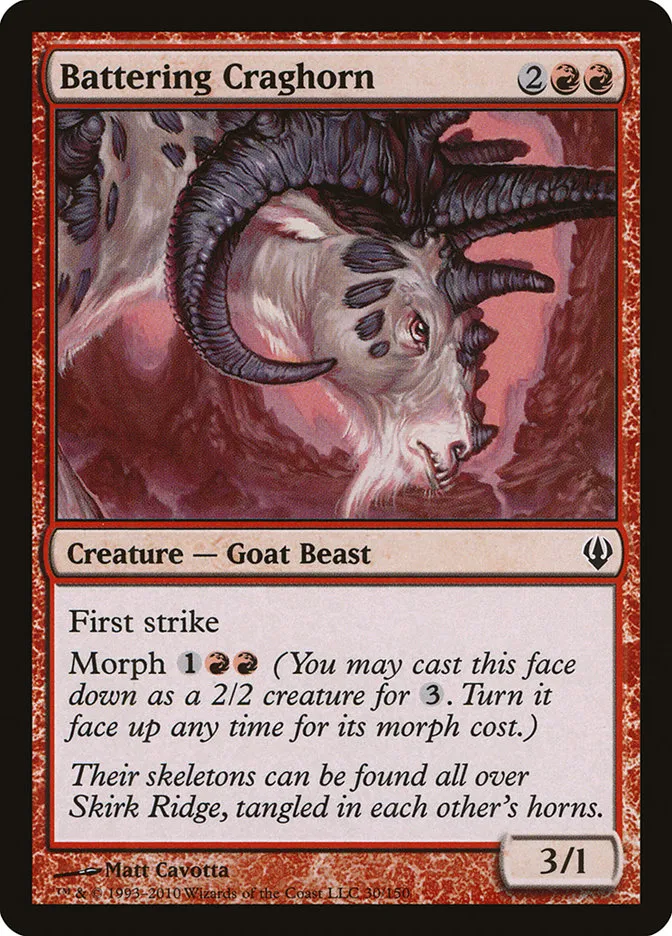2010 Archenemy Battering Craghorn common #30 common card image