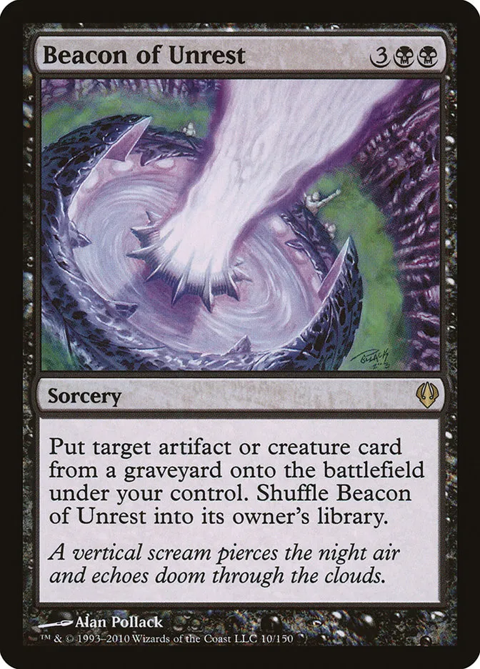 2010 Archenemy Beacon of Unrest rare #10 rare card image