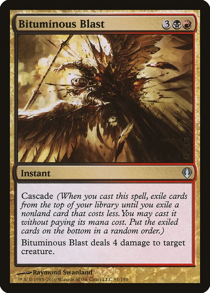 2010 Archenemy Bituminous Blast uncommon #81 uncommon card image