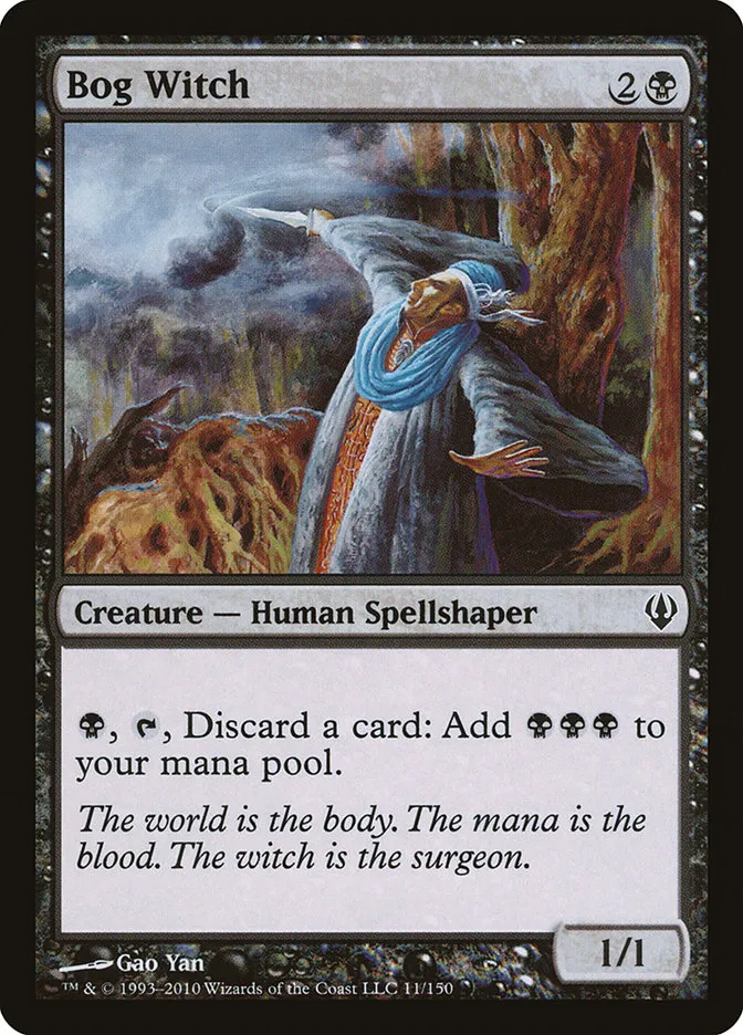 2010 Archenemy Bog Witch common #11 common card image