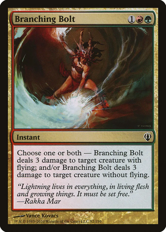 2010 Archenemy Branching Bolt common #82 common card image