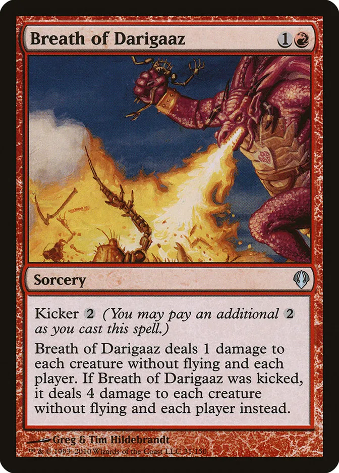 2010 Archenemy Breath of Darigaaz #31 uncommon card image