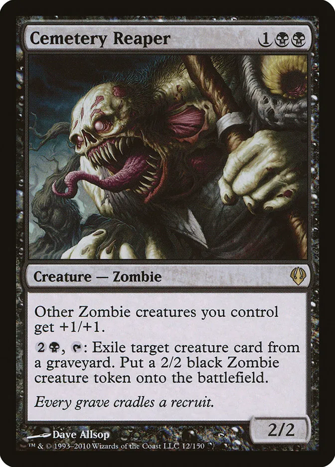 2010 Archenemy Cemetery Reaper #12 rare card image