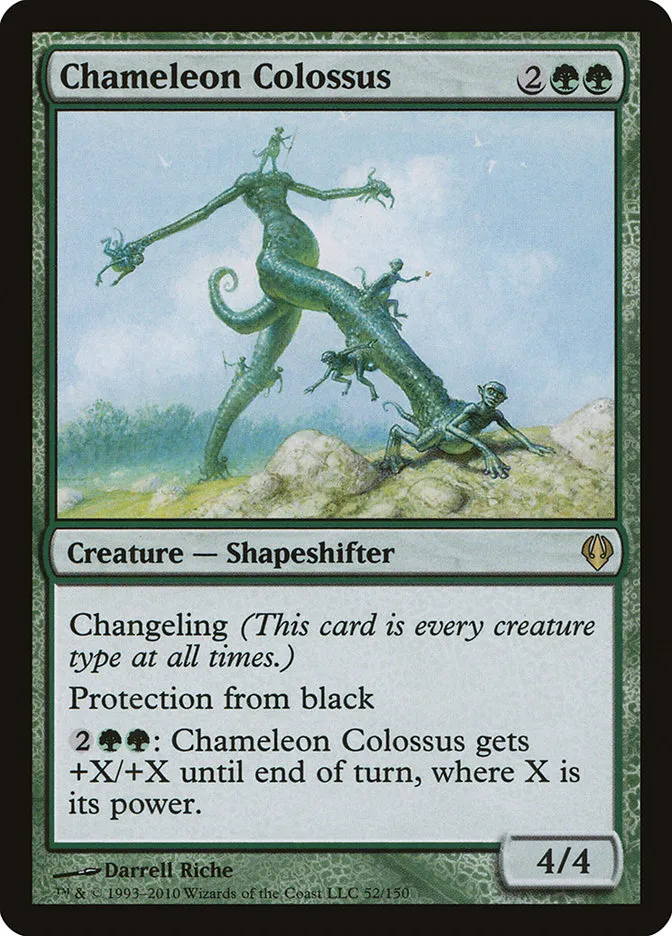 2010 Archenemy Chameleon Colossus #52 rare card image