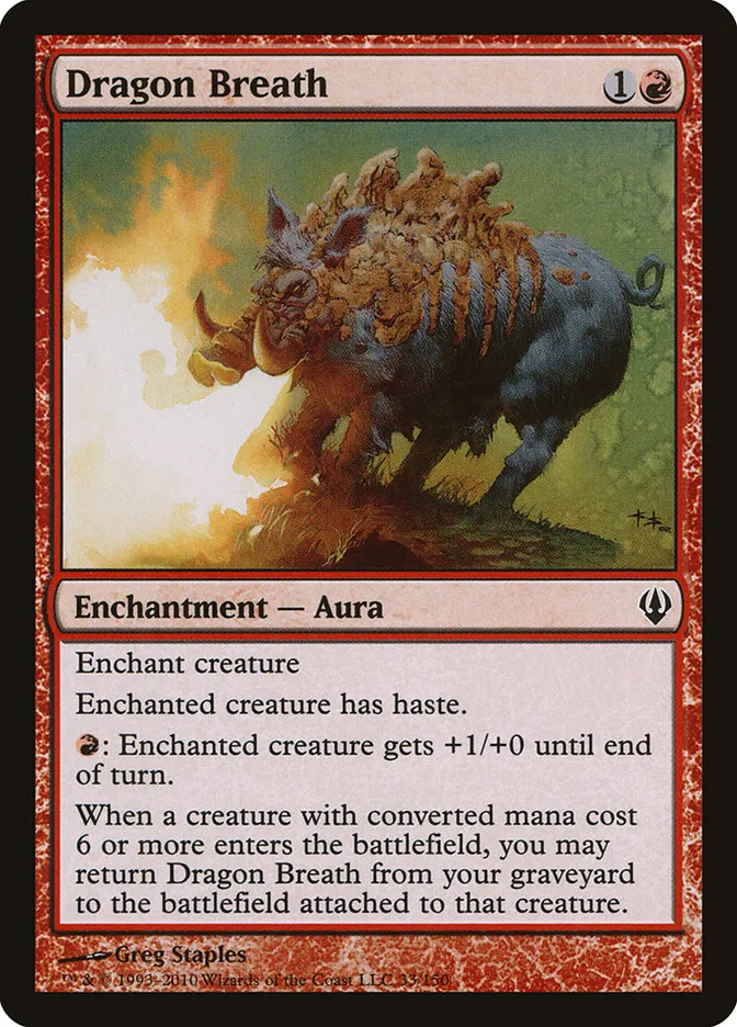 2010 Archenemy Dragon Breath common #33 common card image