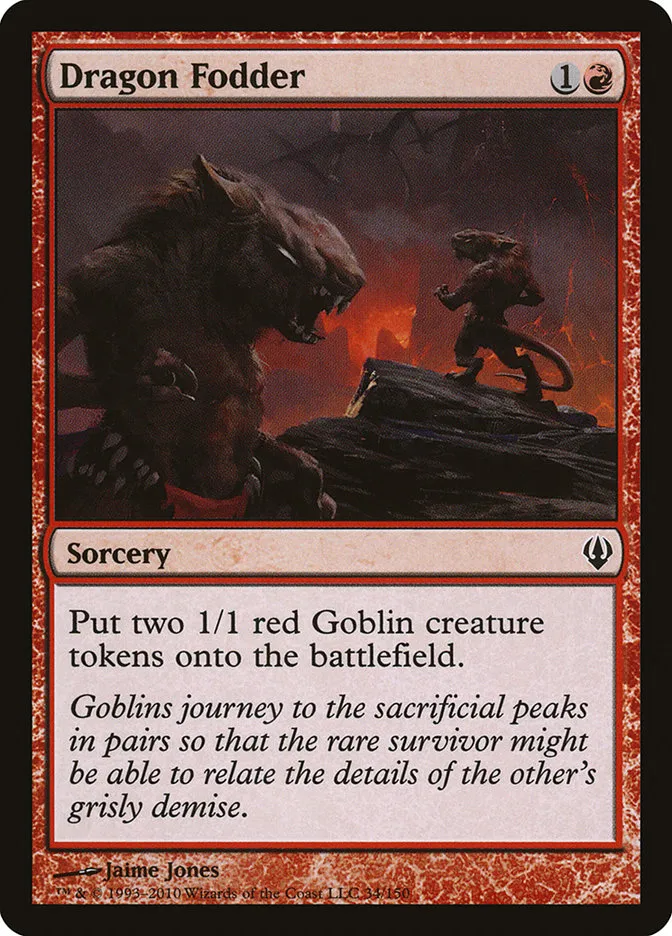 2010 Archenemy Dragon Fodder common #34 common card image