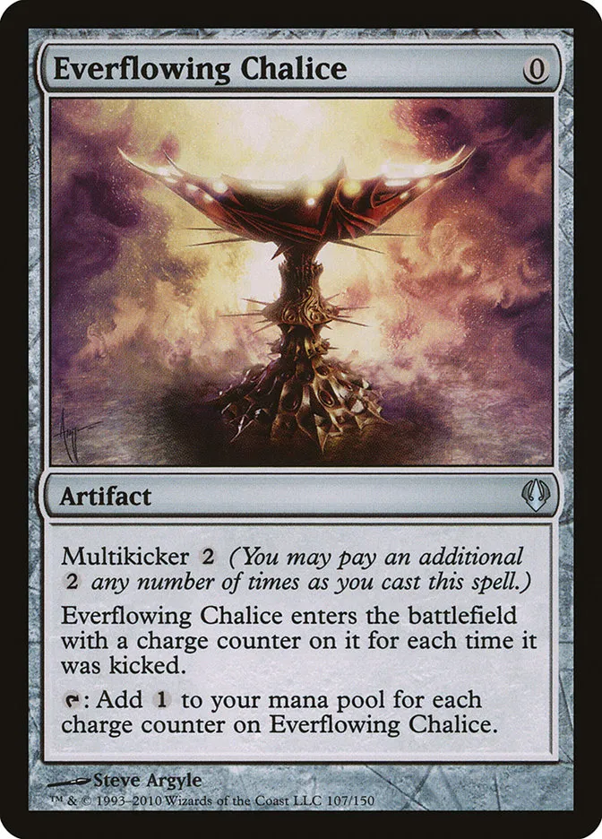 2010 Archenemy Everflowing Chalice uncommon #107 uncommon card image
