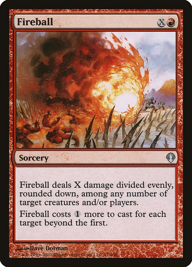 2010 Archenemy Fireball uncommon #37 uncommon card image