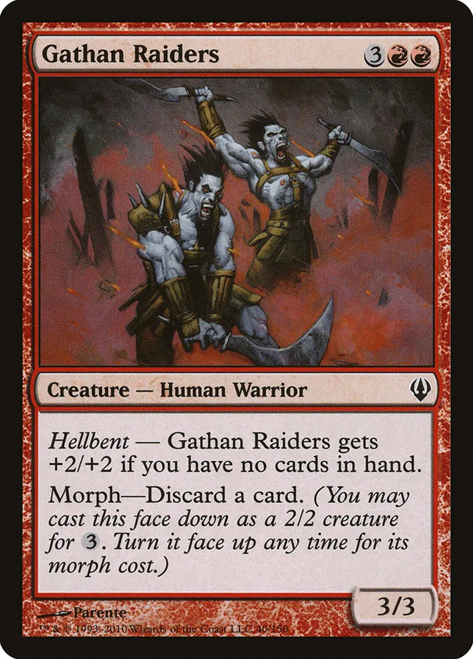 2010 Archenemy Gathan Raiders common #40 common card image