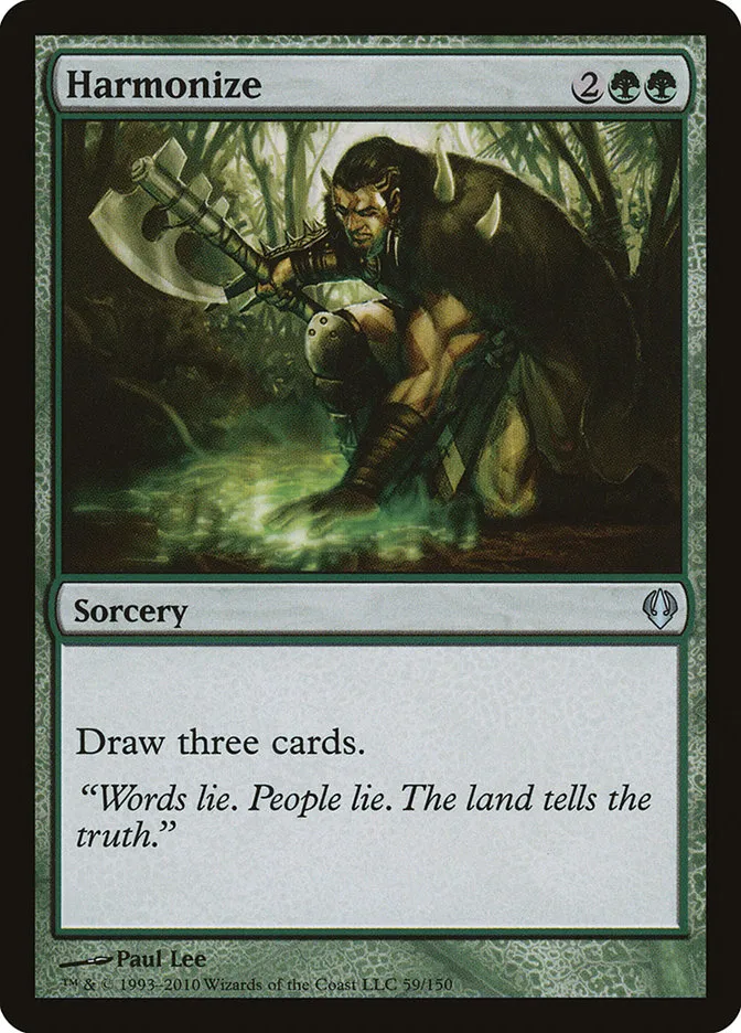 2010 Archenemy Harmonize uncommon #59 uncommon card image