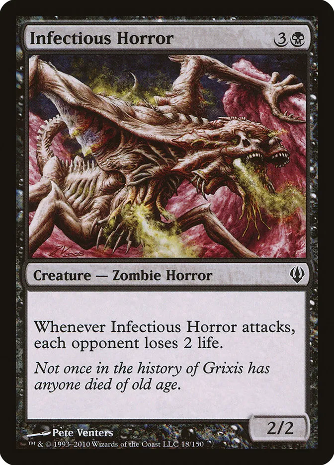 2010 Archenemy Infectious Horror common #18 common card image