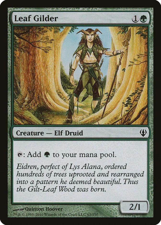 2010 Archenemy Leaf Gilder common #63 common card image