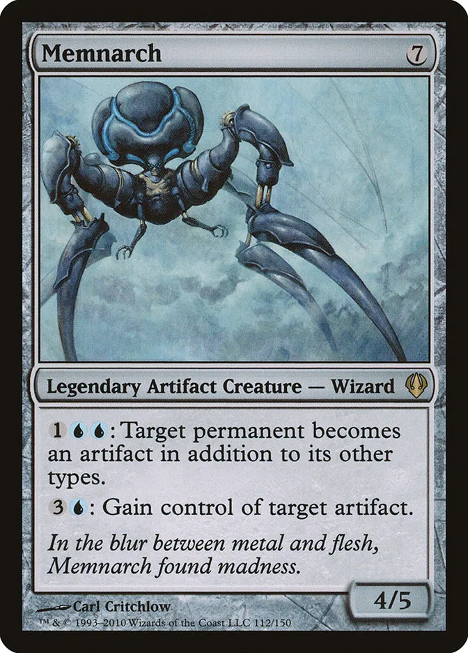 2010 Archenemy Memnarch #112 rare card image