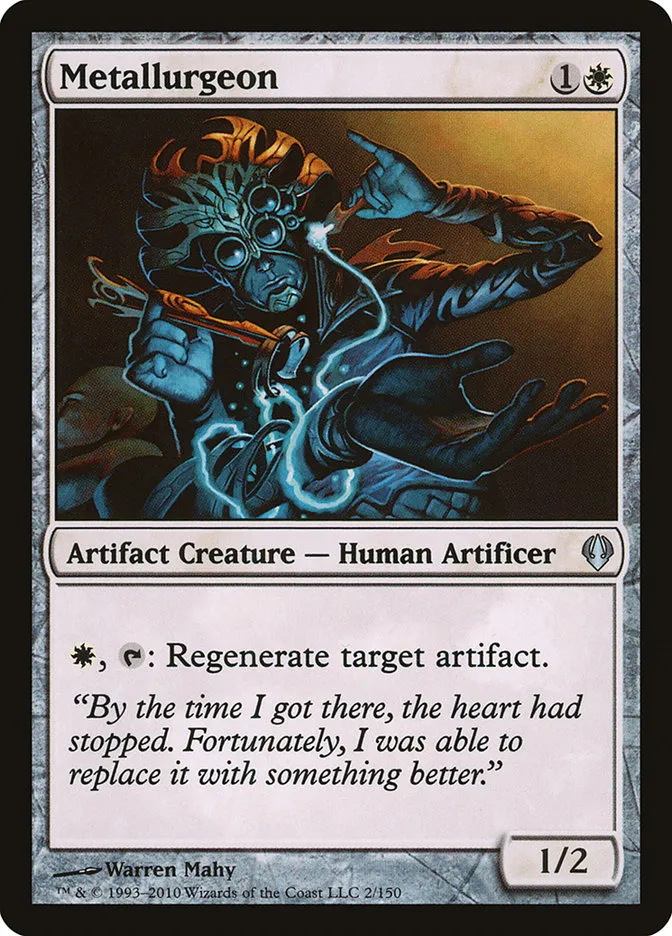 2010 Archenemy Metallurgeon uncommon #2 uncommon card image