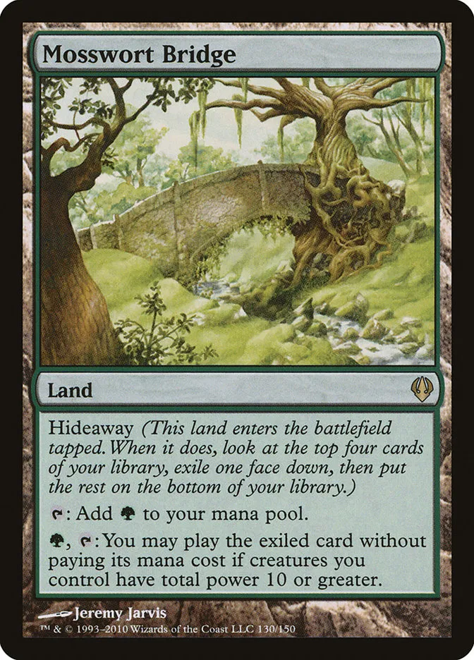 2010 Archenemy Mosswort Bridge #130 rare card image