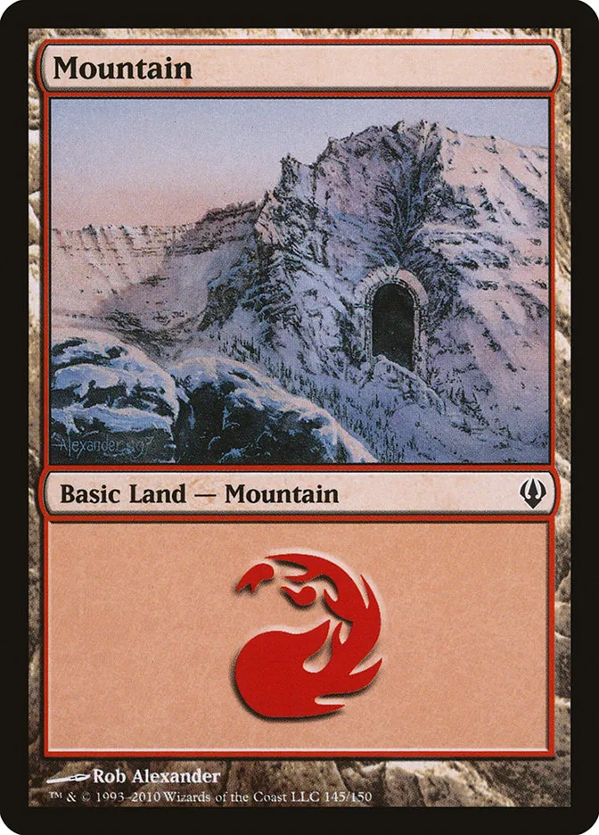 2010 Archenemy Mountain common #145 common card image