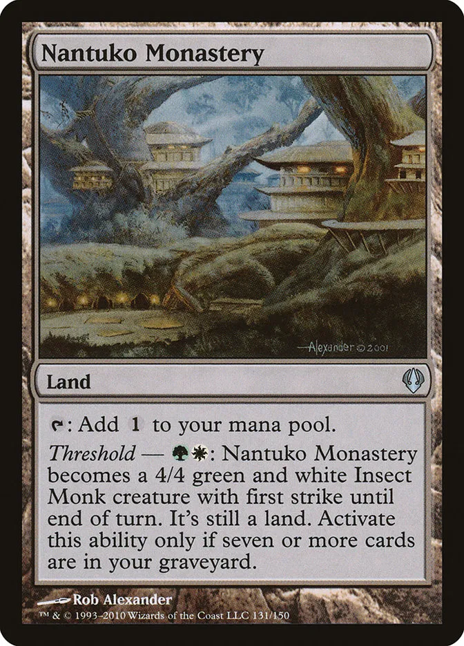 2010 Archenemy Nantuko Monastery uncommon #131 uncommon card image