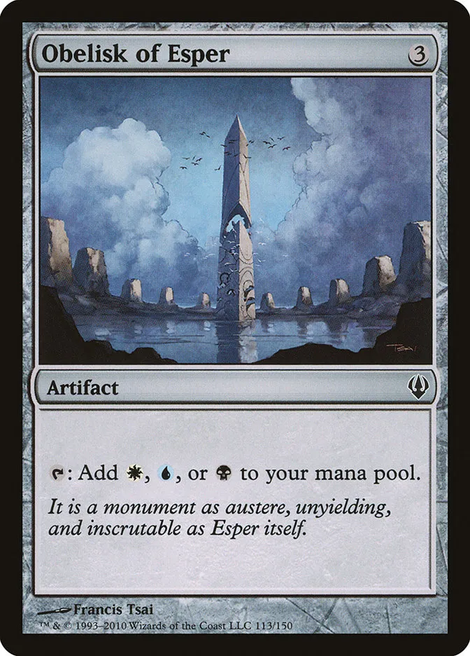 2010 Archenemy Obelisk of Esper #113 common card image