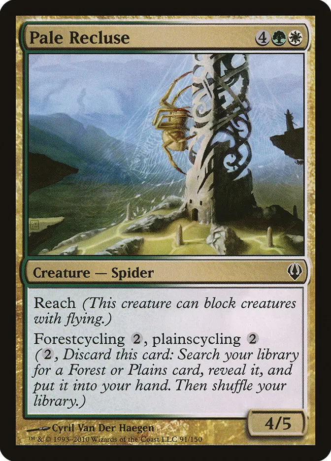 2010 Archenemy Pale Recluse #91 common card image