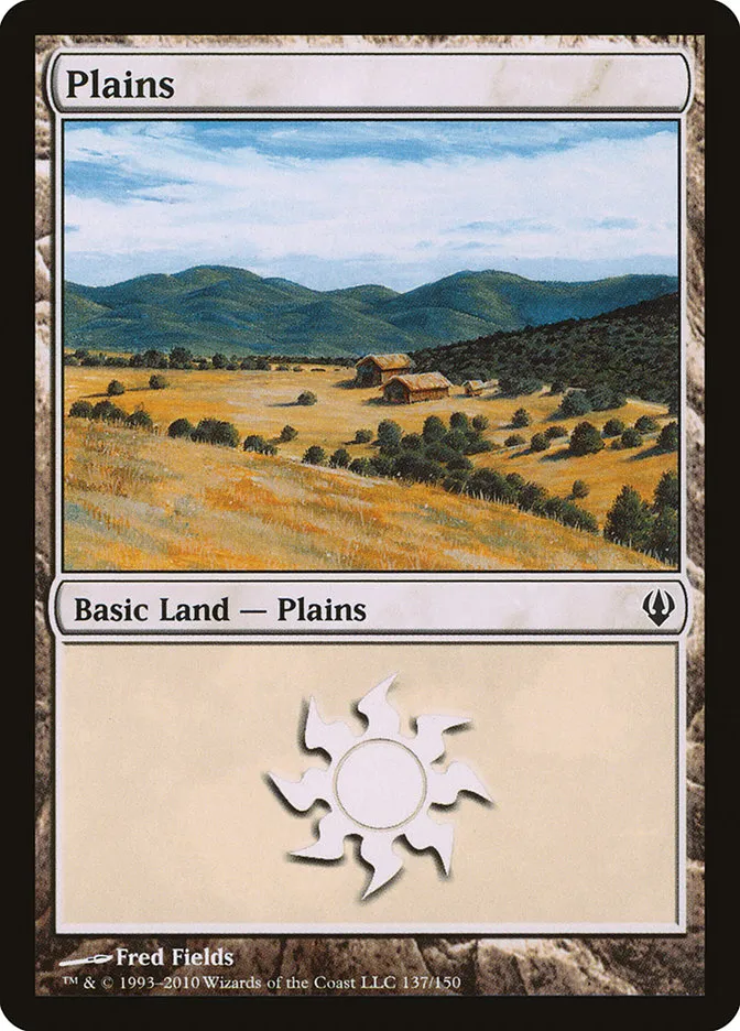 2010 Archenemy Plains common #137 common card image