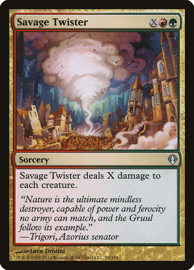 2010 Archenemy Savage Twister #93 uncommon card image