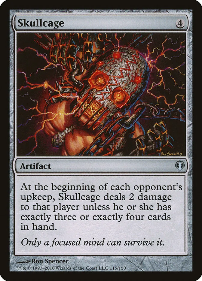 2010 Archenemy Skullcage uncommon #115 uncommon card image