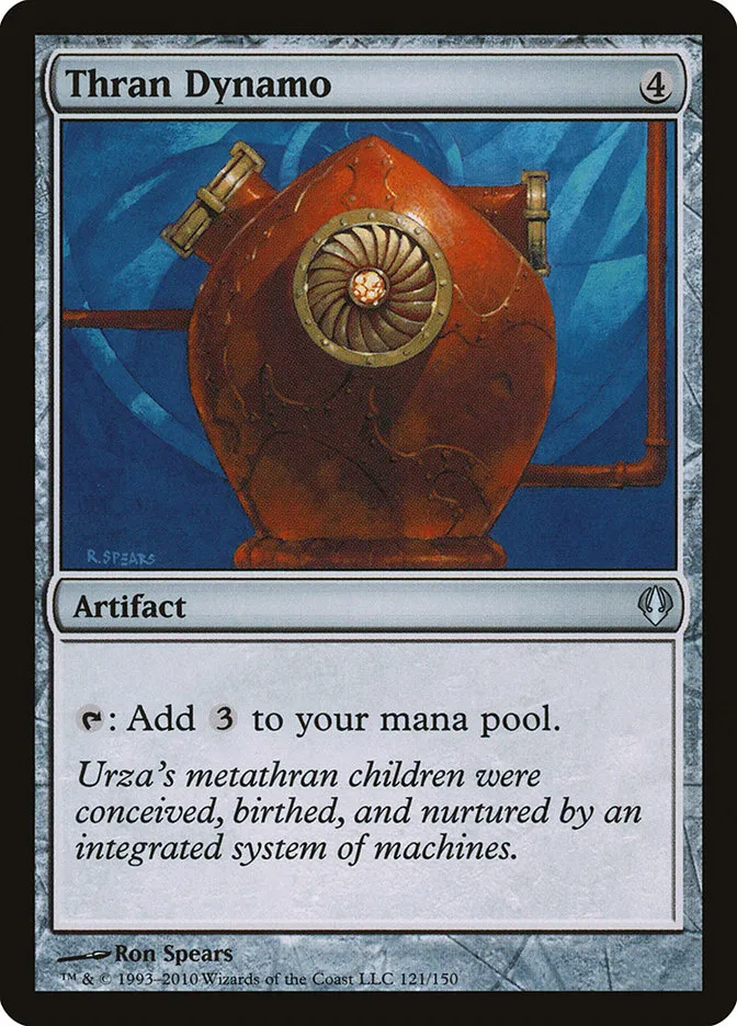 2010 Archenemy Thran Dynamo uncommon #121 uncommon card image